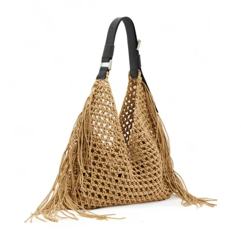 Handmade Macrame2025 Best-Seller Boho Beach Bag Waxed